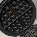 BELLA (13591) Classic Rotating Non-Stick Belgian Waffle Maker with Removable Drip Tray & Folding Handle, Pro Black, 4.67 lb.