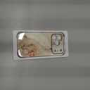 GVIEWIN for iPhone 17 Pro Case Compatible with MagSafe, [Full Camera Protection][Military-Grade Protection] Shockproof Protective Slim Magnetic Marble Phone Case for 17 Pro 6.3", Pearlescent/Gold