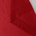 SpaceDresser Sheer Voile Window Treatment Rod Pocket Curtain Panels for Kitchen Bedroom Living Room Drapes Sunlight Filtering Privacy Semi Home Decor Assorted Colors Sizes (Christmas Red, 52 W x 63 L)