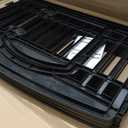 IRIS USA Dog Playpen with Door, 24 4 Panel Pet Exercise Pen  Indoor Outdoor Puppy Play Pen, Portable Plastic Pet Fence for Small Medium Dogs, Foldable 35 x 35 x 24, Black