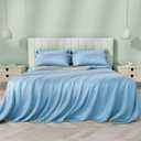 Ice Epoch Sheal Cooling Comforter Queen Size 80'' x 90'', Q-Max Rating of >0.4, Double-Sided Cool Tech Comforter & Colors, All-Season Lightweight Blanket to Quickly Cool Down, Blue Grey