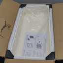 SaniteModar Shower Niche, Stainless Steel Shower Niche No Tile Needed, Recessed for Bathroom Storage (Warm White, 24" x 12")