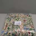 vctops Farmhouse Floral Print Chair Cushions with Ties U-Shaped Soft Comfortable Chair Pads Non Slip Seat Cushions for Indoor Dining Room and Kitchen Chairs (Flower H,16"x16")