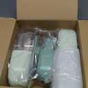 Kenond 35oz Hanging Automatic Pet Food Water Dispenser, Auto Gravity Pet Feeder and Waterer Set, Cage Cat Food Bowl Dog Feeding Station for Puppy and Kitten Rabbit Chinchilla Hedgehog Ferret (Green)