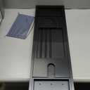 Bamboo Bathtub Caddy Tray Expandable for Luxury Bath, Bath Accessories & Table with Wine Glass Holder, Book Stand Bathroom Organizer with Extending Sides for Men/Women,Black