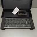 Wireless Keyboard Slim Compact Full Size Keyboard with Calculator Button, Silent Computer Mouse, Adjustable 2400 DPI, 2.4G USB Cordless Set Suitable for Laptop PC Windows Mac - Gray & Black