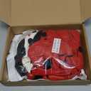 MEHOFOND Halloween Balloon Garland with Bloody Tablecloth Have a Killer Birthday Banner Black Red and Bloody Hand Print White Balloons for Halloween Scary Birthday Party Decorations Supplies