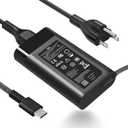 New Slim 65W USB C Laptop Charger Replacement for HP Spectre X360, Envy,Chromebook, EliteBook X360, Elite X2, Spectre, Replacement Type C AC Adapter Travel Power Cord