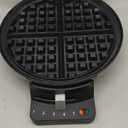Cuisinart Waffle Maker, 1250W Round Classic Waffle Iron, 5Setting Adjustable Browning Control, WMRCANAS, Brushed Stainless