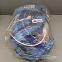 Electric Blanket Heated Throw, Soft Flannel 50"x60" Plaid Heating Blanket with 8 Hours Auto Off 10 Fast Heating Levels Machine Washable Sherpa Heated Blanket with Overheating Protection (Blue)