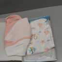 ZIGJOY Sleep Sack Swaddle 1.0 Tog Baby Wearable Blanket 100% Cotton Baby Swaddle Blanket for Newborns 6-12 Months Ocean&Pink