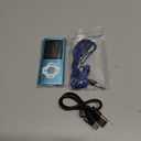 MP3 Player, Hotechs MP3 Music Player with 32GB Memory SD Card Slim Classic Digital LCD 1.82'' Screen MINI USB Port with FM Radio, Voice Record (Blue)