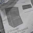 OfficeWorks by Sauder Affirm 2-Drawer Moblie File, L: 15.55'' x W: 18.94'' x H: 32.52'', Classic Cherry
