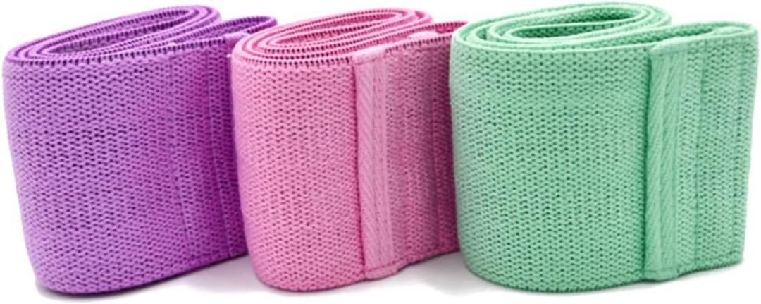 Totority 1set Slip Hip Resistance Band for Leg Exercises Glute Activation Workout Bands for Squats Hip Thrusts and More Lightweight and Portable Fitness Equipment