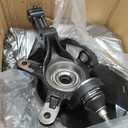 Front Steering Knuckle & Wheel Bearing Hub Assembly for 2003 2004 2005 Honda Civic 1.7L L4 Wheel Hub kit, 698-494 698-495 698495 698494 51215S5AJ30 45255S01A00, Left Driver and Right Passenger Side