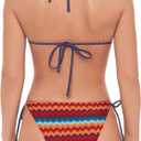 Women's Multiway Convertible Triangle Bikini Top (M)