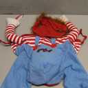 Pet Halloween Costume, Dog Funny Costume Halloween Cosplay Outfits Cute Clothes Adjustable Party Dress Up Apparel Accessories for Small Medium Large Dogs (Large)