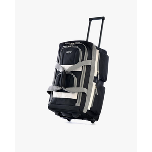 Wheeled Rolling Duffel Bag Water Resistant Luggage Lightweight Travel Suitcase with Retractable Handle