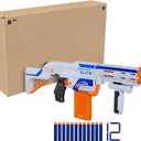 NERF N-Strike Elite Retaliator Blaster, Stock, Grip, Barrel, 12-Clip, 12 Darts, Outdoor Toys for Kids 8+ Frustration-free Packaging
