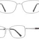 RB. Pilot Reading Glasses for Women Blue Light Blocking Computer Glasses Spring Hinge Readers Metal Frame Acetate Legs (Pink Frame Silver Bridge)