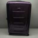 Samsonite Winfield 2 Hardside Expandable Luggage with Spinner Wheels, Purple, Checked-Large 28-Inch