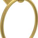 Franklin Brass Gainesville (1-Pack) Hand Towel Holder Satin Gold Towel Racks for Bathroom Wall Round Towel Ring Holder for Bath Towel Hanger for Kitchen, Bathroom Accessories CLWY46-SG