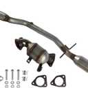 Front & Rear Catalytic Converter Kit Compatible with Chevrolet Cruze 2011-2015 1.4L, EPA Compliant