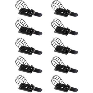 Lightstrip Holder for Philips Hue Play Gradient Light Strip or Any Less Than 17mm of Width, Self-Adhesive Lightstrip Mounting Clips, 10 PCS