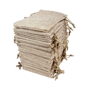 Lot of 100 Burlap Bags with Drawstring Gift Bags Jewelry Pouches Sacks for Wedding Party and DIY Craft, 5 x 3.5 Inches…