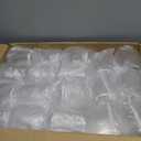 BESTSTAR 36 Pcs 12 oz Plastic Clear Ribbed Wine Glasses, Origami Ripple Disposable Champagne Glasses Elegant Whiskey Glasses Ideal for Weddings, Bars, Christmas, Halloween, Pool Party, Daily Use