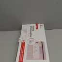 TOWON Small Compact Glass Desktop Whiteboard with Storage – 12 x 7 in Dry Erase Board for Desk, Home Office, School | Includes 5 Markers, Eraser & Holder | Space-Saving Organizer, Aesthetic Teal Blue