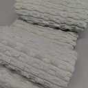 Kevin Textile Throw Pillow Covers Soft Corduroy Decorative Set of 2 Boho Striped Pillow Covers Pillowcases Farmhouse Home Decor for Couch Bed Sofa Living Room 26x26 Inch 