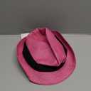 Unisex Fedora Hat Trilby Cuban Sun Protection Short Brim (Small-Medium, Hot Pink)