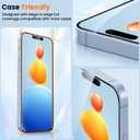 Unbreak 9H Glass for iPhone 15/16 Screen Protector [Auto-Dust Removal, Bubble Free] 1:1 Full-Coverage Tempered Glass Ultra HD Clear, Case Friendly, 2-Pack