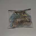 MakeMeChic Women's Tropical Boho Triangle Thong Bikini Sets Zebra Cheetah Bathing Suit Swimsuits, Medium