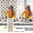 DKTIE Window Privacy Film Frosted Glass Static Cling 23.6in X 78.7in