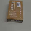 Cherry Tomato Seed Pods Kit for Hydroponics, 12 Pods Grow Anything Kit for Indoor Hydroponics Growing System, Hydroponics Supplies with 12 Grow Sponges, 12 Plant Baskets, 12 Pod Domes and Labels