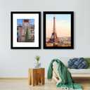 SESEAT 16x20 Picture Frame Black, Display Pictures 11x14 with Mat or 16x20 without Mat, Photo Frames Wall Gallery, 1 Pack