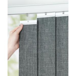 UNISHADES Vertical Blind Replacement Slats for Indoor Windows  Blackout Window Treatment for Home or Office, Room Darkening, 25-Pack Grey, 3.5" x 82.5"