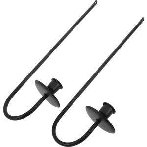 VOSAREA 2pcs Metal Wall Candle Holders Elegant Sconces for Farmhouse Fireplace Wedding Decor Sturdy Iron Design Modern Wall Mount Candle Holders for Versatile Living