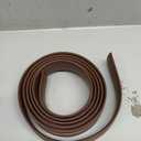 ZEYUE Flexible PVC T-Molding Transition Strips for Hard Wood Floor,Laminate,Tile,LVP. Vinyl Flooring Edging Trim 118" L Ã— 1.97" W,Brown