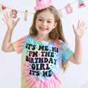 Birthday Girl Shirt Its Me Hi Im The Birthday Girl Its Me T-Shirts Kids Short Sleeve Tee Outfit 5-14 Year (11-12 Years)