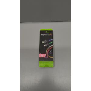 CELL Cand. Dynamic LED Color Glo. Charge and Sync Cable. 3ft. For Apple 8-pin