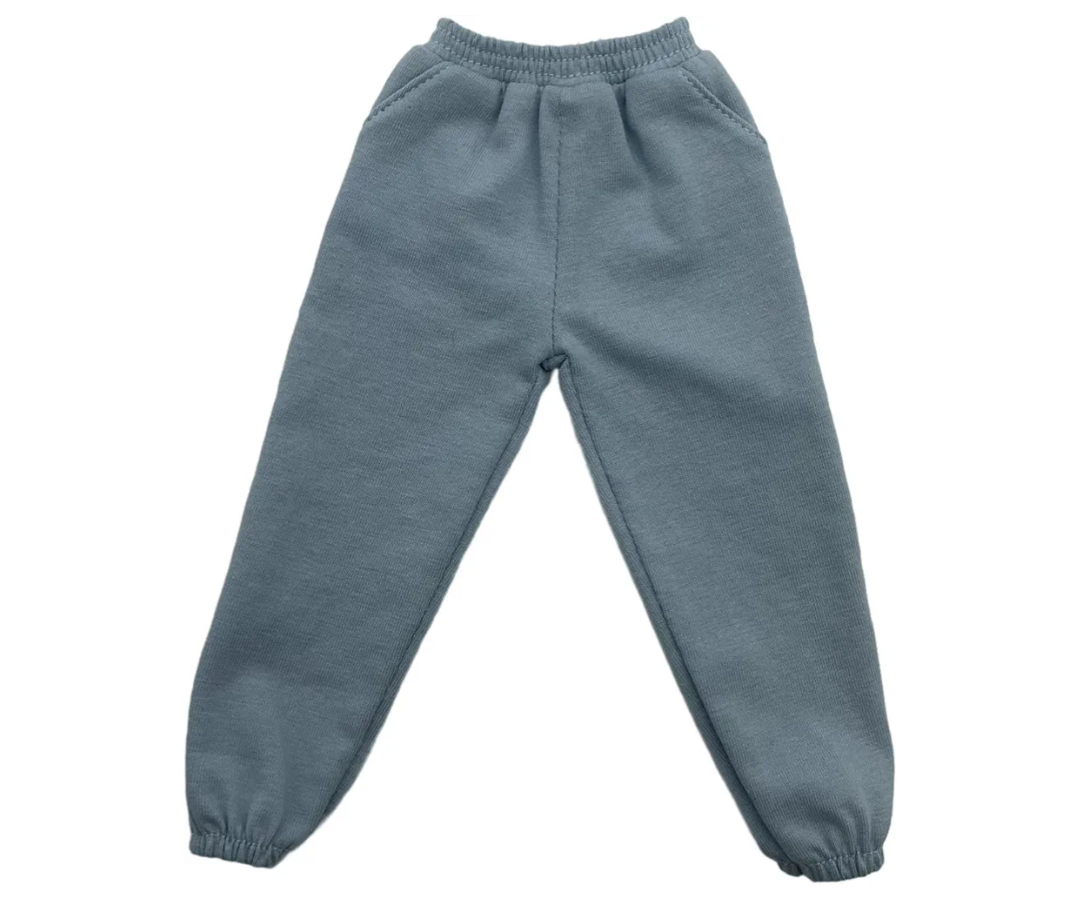 1/6 Scale Pants Doll Sweatpants Fashion Collectible Figure Accessories Action Figure Pants for 12 inch Doll Model Accessories, Light Blue SIZE XS