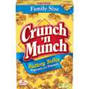 CRUNCH 'N MUNCH Buttery Toffee Popcorn with Peanuts, 12 oz. (Pack of 6), Best If Used By NOV 28/2025 