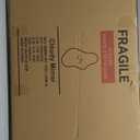 Irregular Wall Mirror, 20"x36" Gold Abstract Asymmetrical Mirrors for Wall, Decorative Cloud Wavy Mirror for Bathroom, Bedroom, Cloakroom, Entryway, Shatter-Proof Aluminum Alloy Frame