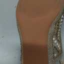 VenusCelia Women's Charming Lady Slingback Pump Shoe (42 Size, Gold Studded)
