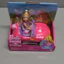 Barbie Chelsea Toy Car Set with Bear-Themed Convertible & Teddy Bear Accessory, Blonde Small Doll Wears Removable Skirt & Shoes