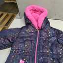 Arctic Quest Girls' Bib Snow Pants and Ski Jacket Water-resistant Snowsuit for Kids Winter Jacket for Girls Hooded (Pink, 4)