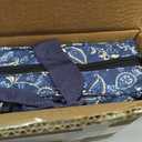 Jongyance American Mahjong Set with Blue Carrying Bag, 166 White Tiles, 4 All-in-One Rack/Pushers, Mahjong Tiles Set (Ma Jong, Mah-Jongg, Majiang), 5.1 x 21.2 x 10.6 inches